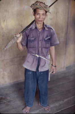 Rungus hunter, Sarawak, Borneo