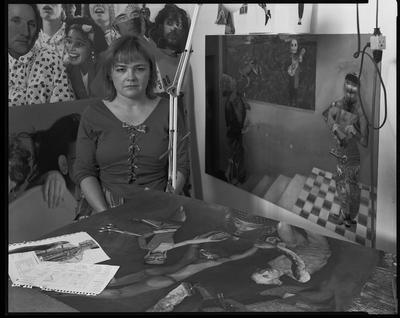 Debra Hurrell, Collage Artist, LA, c. 1980