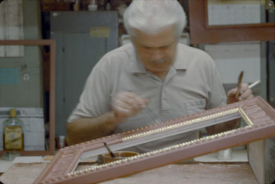 Antonio Hernandez, Master Gilder, LA, 1991